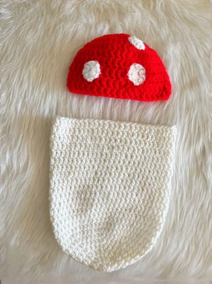 Fantasia Cogumelo Newborn Bebê