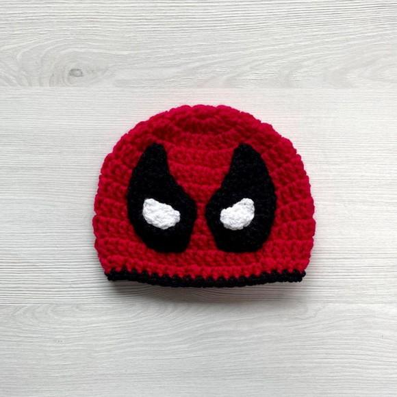 Fantasia Deadpool em Crochê