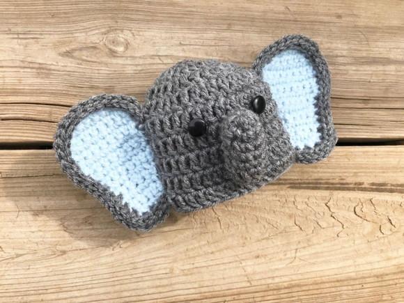 Fantasia Elefante Menina em Crochê