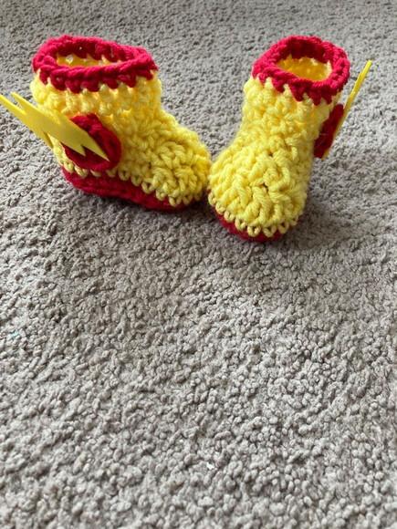 Fantasia Flash Super Heroi da Marvel em Crochê