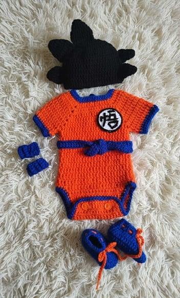 Fantasia Goku Dragon Ball (bebê/infantil)
