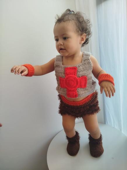 Fantasia He-man Crochê Ensaio Fotográfico Newborn