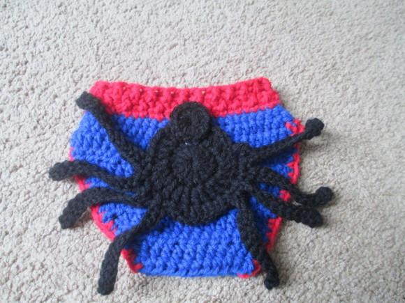 Fantasia Homem Aranha em Crochê