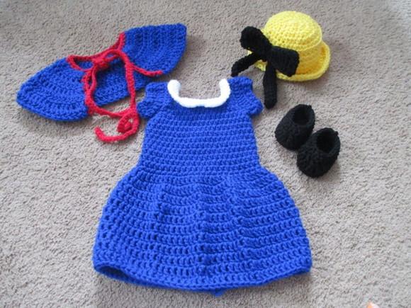 Fantasia Madeline em Crochê