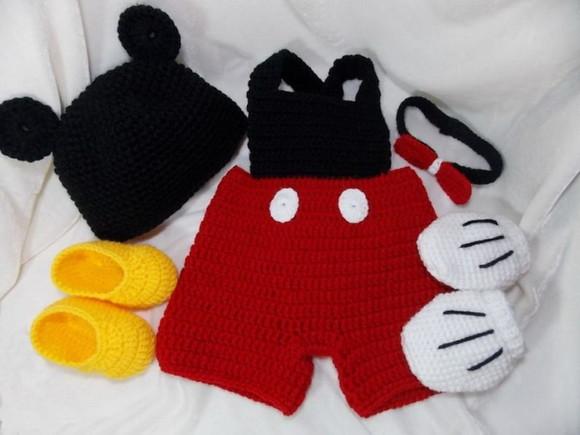 Fantasia Mickey em Crochê