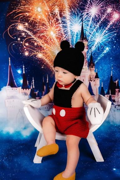 Fantasia Mickey em Crochê