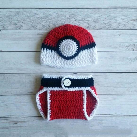 Fantasia Pokebola em Crochê