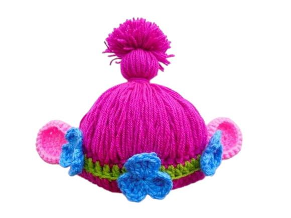 Fantasia Poppy Trolls em Crochê