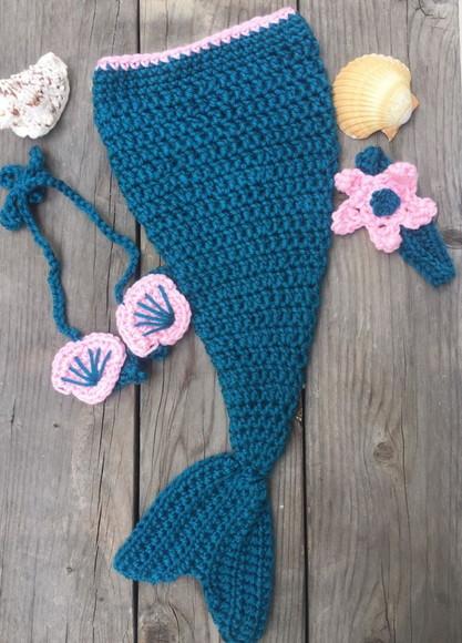 Fantasia Sereia de Crochê