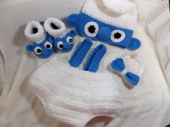 Fantasia Smurf Bebe Menino