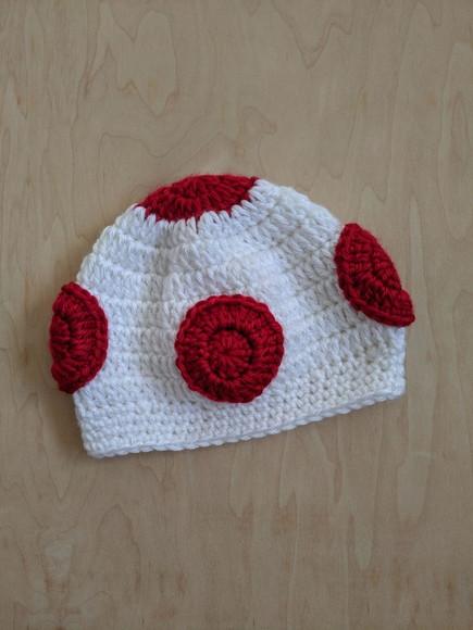 Fantasia Toad do Super Mario Bros em Crochê