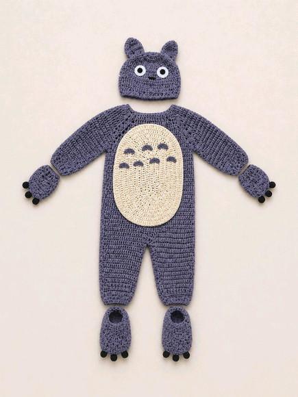 Fantasia Totoro de Crochê
