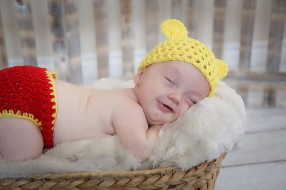 Fantasia Urso Pooh em Crochê
