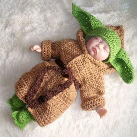 Fantasia Yoda em Crochê