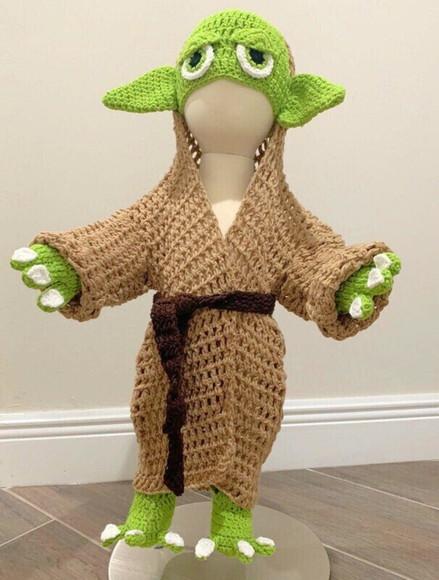 Fantasia Yoda em Crochê
