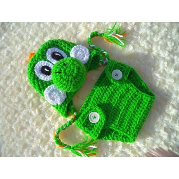 Fantasia Yoshi em Crochê
