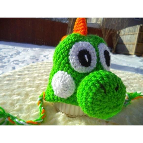 Fantasia Yoshi em Crochê