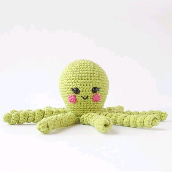 Polvo de crochê amigurumi