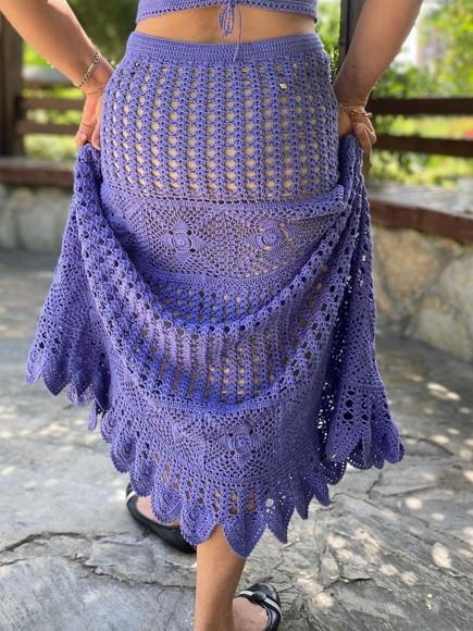 Saia de Crochê Juliana