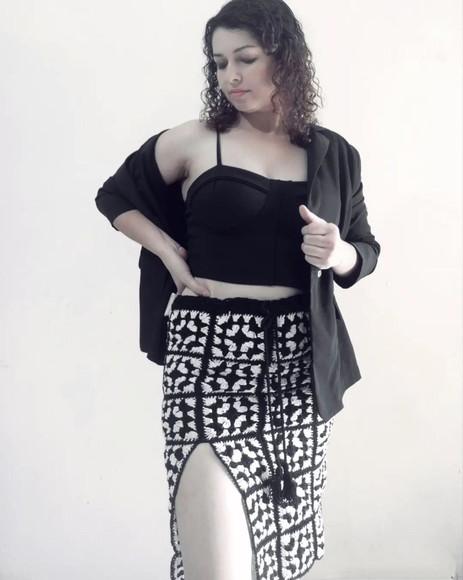Saia de Crochê Lady