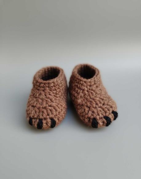 Sapatinho de Crochê Personalizado com Nome do Bebê ? Feito à