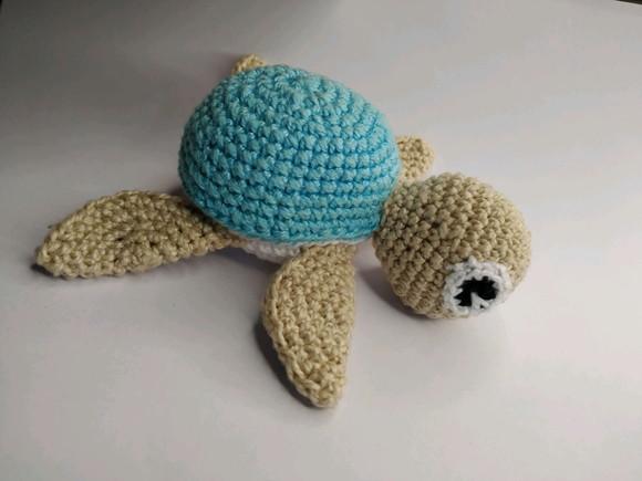 Tartaruga de crochê amigurumi