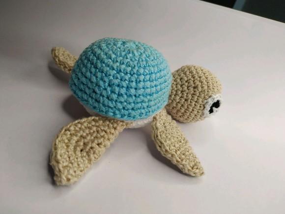 Tartaruga de crochê amigurumi