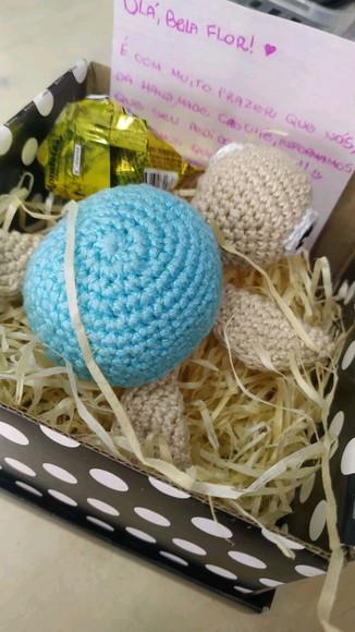 Tartaruga de crochê amigurumi