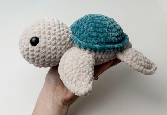 Tartaruga de Crochê Amigurumi