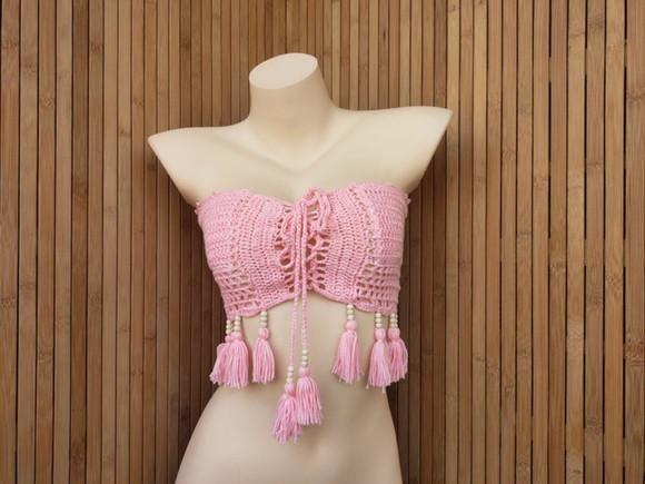 Top / cropped crochê