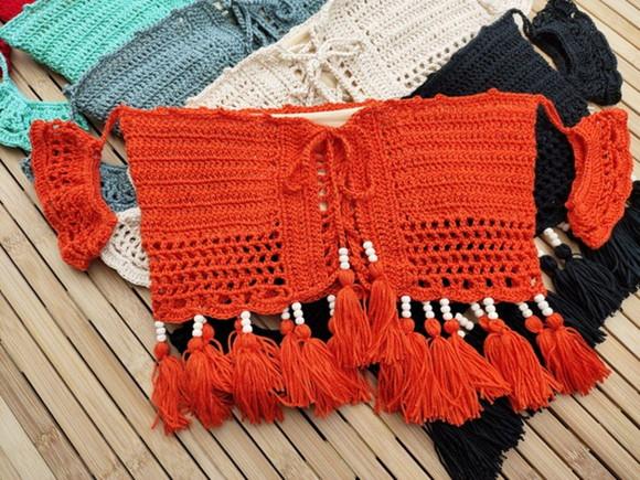Top / cropped crochê