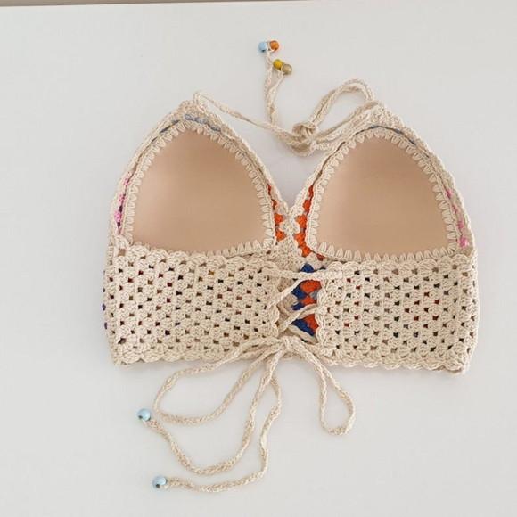 Top / cropped crochê