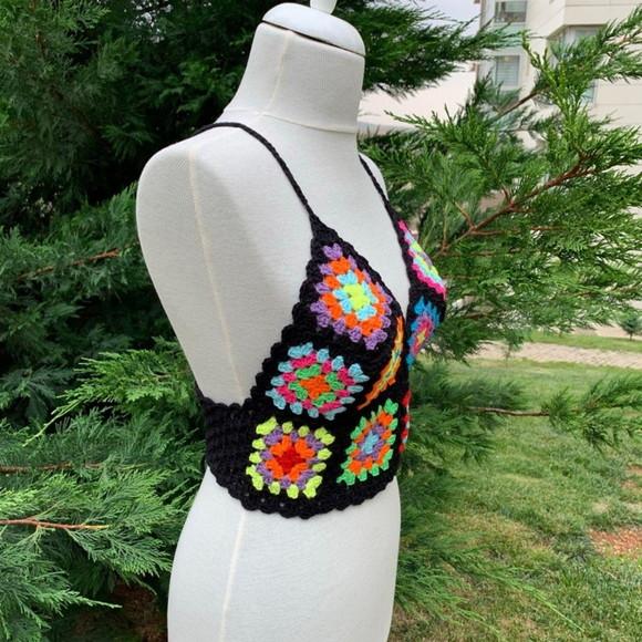 Top / cropped crochê