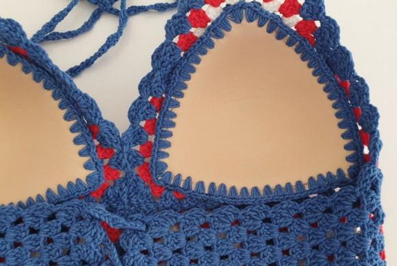Top / cropped crochê