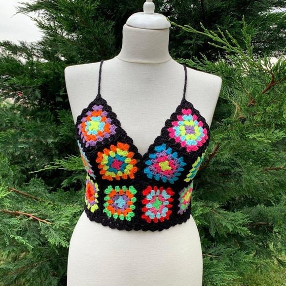 Top / cropped crochê
