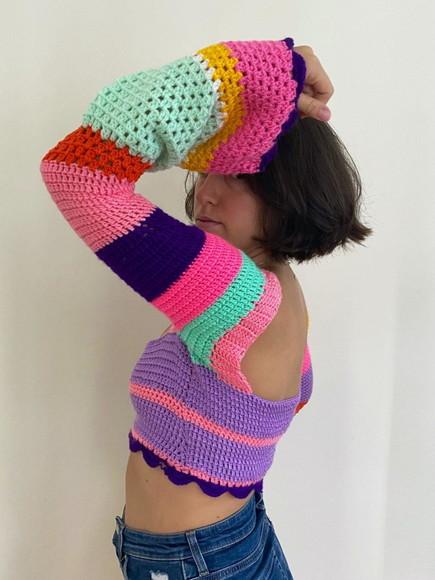 Top / Cropped Crochê