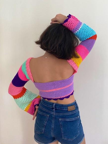Top / Cropped Crochê