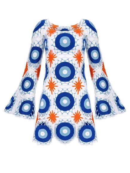 Vestido / saída de praia em crochê