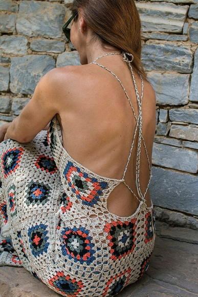 Vestido | Saida De Praia Em Crochê
