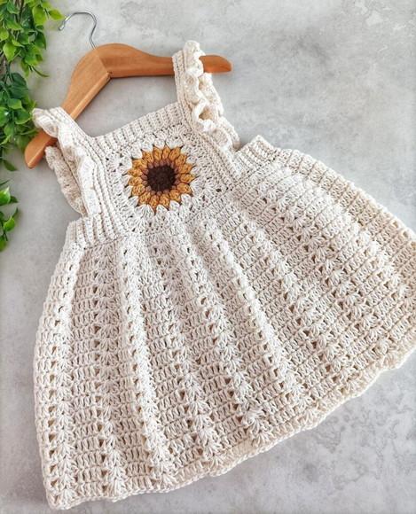 Vestido Bebê / Infantil de Crochê