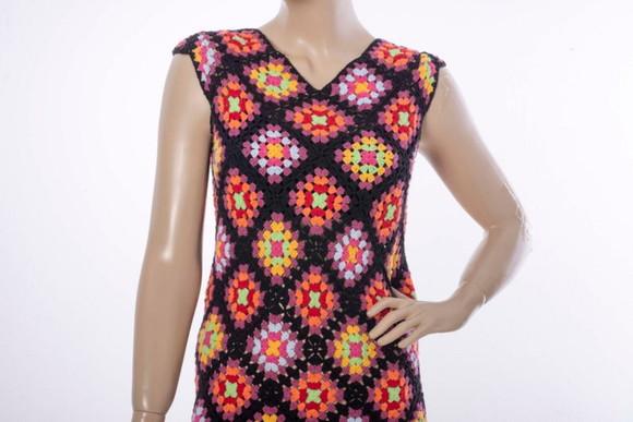 Vestido de crochê
