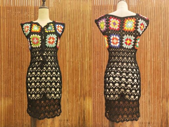 Vestido de crochê