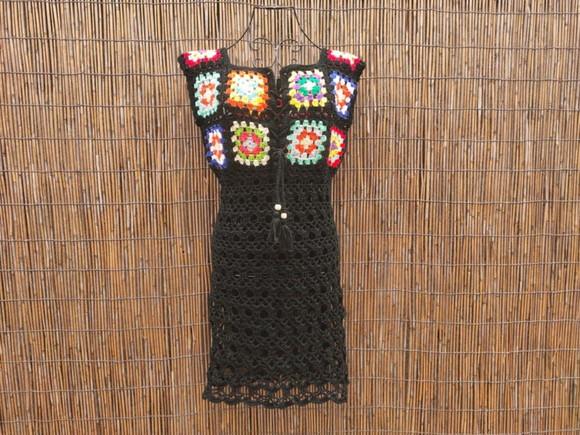 Vestido de crochê