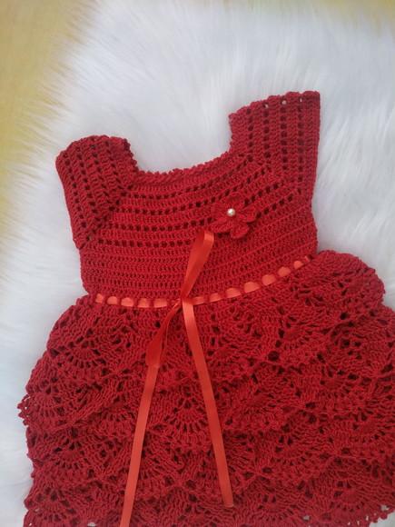 Vestido Bebê / Infantil de Crochê