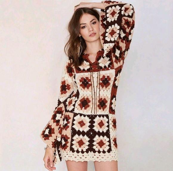 Vestido de crochê