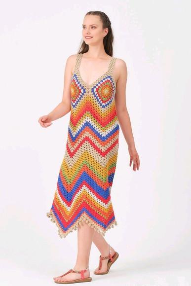 Vestido de crochê