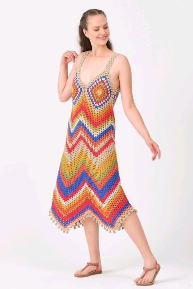 Vestido de crochê