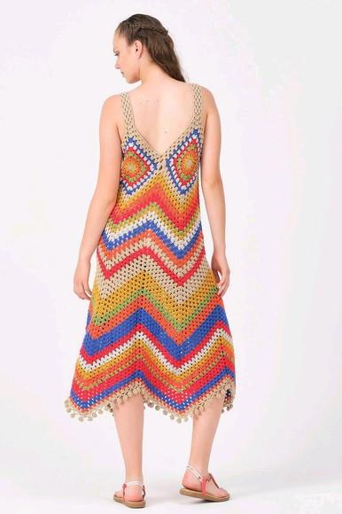 Vestido de crochê