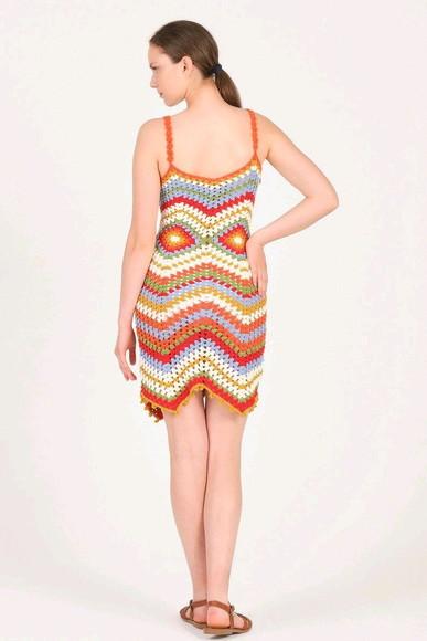 Vestido de crochê