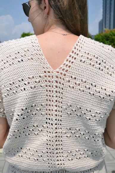 Vestido de crochê